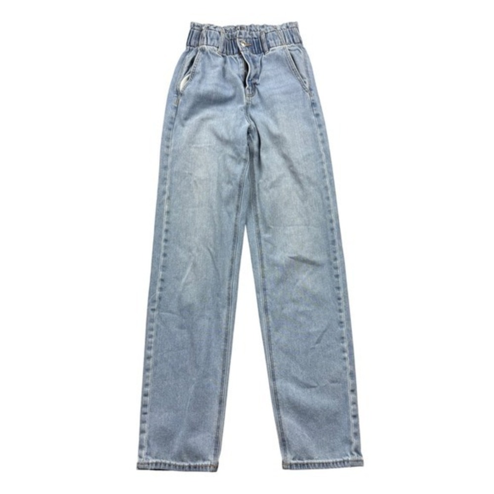 American Eagle Mom Jeans‎ Size 00 Light Wash Denim Jogger Style